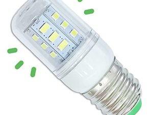 5304511738 لمبة إضاءة LED للثلاجة 3.5 واط ضوء أبيض E27 لمبة إضاءة LED بديلة متوافقة مع Frigidaire و Kenmore و Electrolux PS12364857 AP6278388 لـ 85 فولت إلى 265 فولت (عبوة واحدة)
