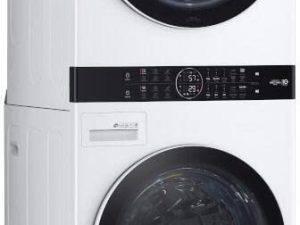 غسالة ملابس ومجفف LG WKEX200HWA كومبوكت 2 في 1 ، 6 دورات ، مركز غسيل ، معتمد من Energy Star ، حوض غسيل ، خالٍ من التجاعيد ، تقنية Wifi و Turbosteam مع مستشعر للمنزل والشقة باللون الأبيض