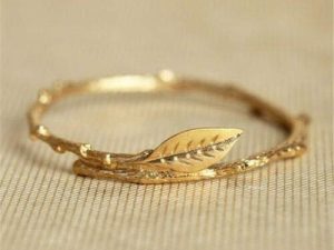 Maruayfahpratan Charm 18k Gold Filled Women's Leaf Jewelry Wedding Engagement Party Ring (8)