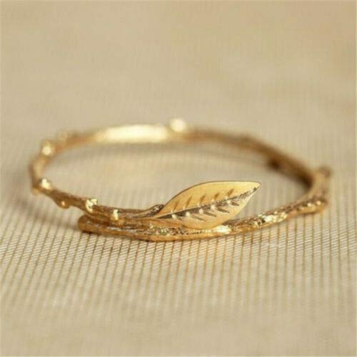 Maruayfahpratan Charm 18k Gold Filled Women's Leaf Jewelry Wedding Engagement Party Ring (8) Maruayfahpratan Charm 18k Gold Filled Women's Leaf Jewelry Wedding Engagement Party Ring (8)
