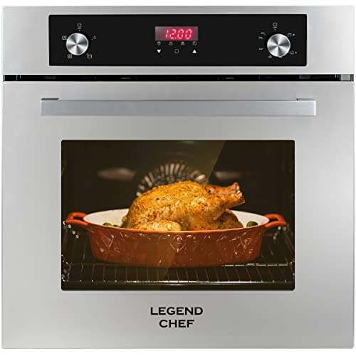 فرن غاز 24 بوصة ، LEGEND CHEF LC-GS606DSLP فرن وول واحد مدمج 24 بوصة ، 6 وظائف طهي مع المشواة ، إشعال كهربائي 120 فولت ، تحكم ميكانيكي بالمقابض فرن غاز 24 بوصة ، LEGEND CHEF LC-GS606DSLP فرن وول واحد مدمج 24 بوصة ، 6 وظائف طهي مع المشواة ، إشعال كهربائي 120 فولت ، تحكم ميكانيكي بالمقابض