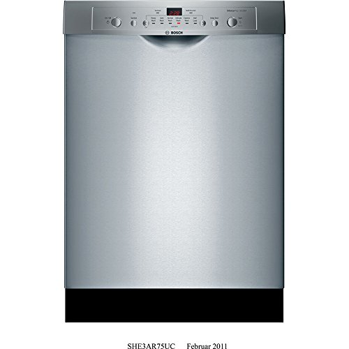 بوش: غسالة أطباق SHE3AR75UC 24 Ascenta Series Full Console - الفولاذ المقاوم للصدأ بوش: غسالة أطباق SHE3AR75UC 24 Ascenta Series Full Console - الفولاذ المقاوم للصدأ