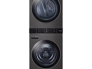 وحدة واحدة تحميل أمامي LG WashTower ™ مع Center Control ™ 4.5 متر مكعب. قدم. غسالة و 7.4 متر مكعب. قدم. مجفف كهربائي