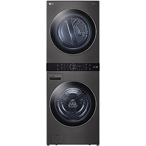 وحدة واحدة تحميل أمامي LG WashTower ™ مع Center Control ™ 4.5 متر مكعب. قدم. غسالة و 7.4 متر مكعب. قدم. مجفف كهربائي وحدة واحدة تحميل أمامي LG WashTower ™ مع Center Control ™ 4.5 متر مكعب. قدم. غسالة و 7.4 متر مكعب. قدم. مجفف كهربائي