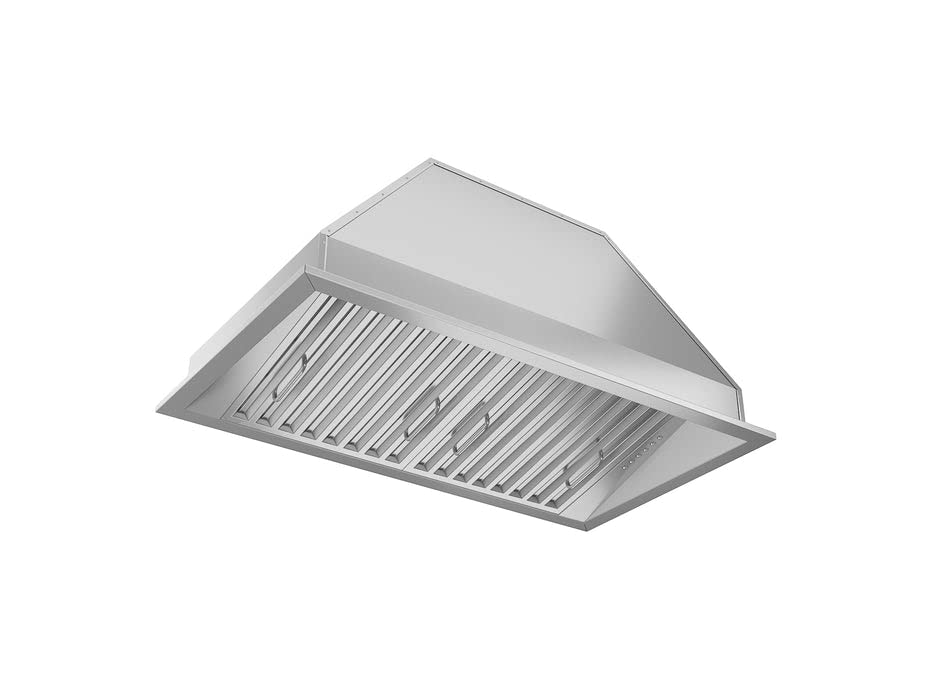 Ancona AN-1313 Chef Series المدمج 34 "Ducted 600 CFM شفاط المطبخ مع مصابيح LED من الفولاذ المقاوم للصدأ Ancona AN-1313 Chef Series المدمج 34 "Ducted 600 CFM شفاط المطبخ مع مصابيح LED من الفولاذ المقاوم للصدأ