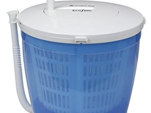 Avalon Bay EcoSpin ، غسالة ملابس يدوية محمولة مرفوعة يدويًا غير كهربائية ومجفف دوار ، غسالة / مجفف سطح الطاولة للتخييم أو الشقق أو RV's أو الملابس الرقيقة