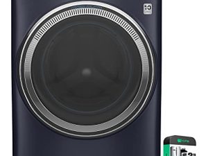 GE GFW850SPNRS 5.0 CU. FT. غسالة بخار ذكية سعة تحميل أمامي حزمة الياقوت الأزرق مع حزمة حماية معززة ممتازة 3 سنوات CPS