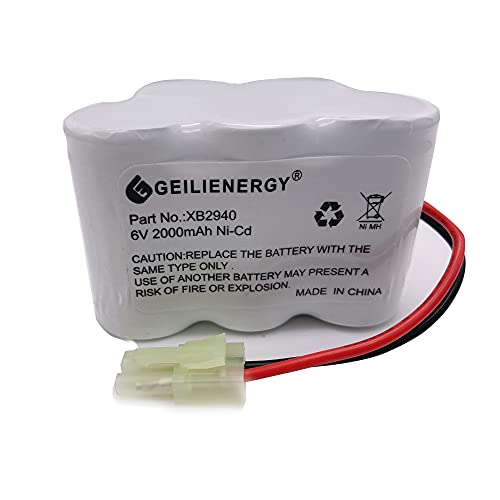 بطارية GEILIENERGY 6V متوافقة مع Shark XB2940 V2940 V1940 V2940C مكنسة كهربائية للأرضيات والسجاد XB2940 V2940 V1940 بطارية GEILIENERGY 6V متوافقة مع Shark XB2940 V2940 V1940 V2940C مكنسة كهربائية للأرضيات والسجاد XB2940 V2940 V1940