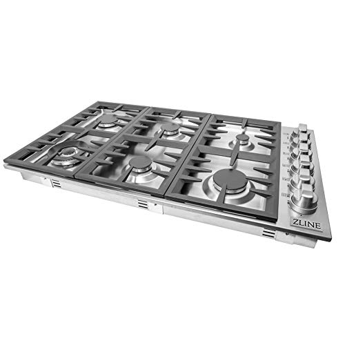 بوتاجاز ZLINE 36 بوصة مع 6 شعلات غاز (RC36) بوتاجاز ZLINE 36 بوصة مع 6 شعلات غاز (RC36)