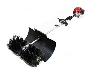 52cc قوة الغاز فرشاة نايلون كنس مكنسة درب العشب المروج العشب الاصطناعي الثلوج نظيفة مكنسة يدوية