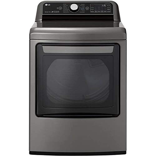 LG DLEX7800VE 7.3 قدم مكعب مجفف كهربائي ذكي يدعم تقنية wi-fi مع TurboSteam - فولاذ جرافيت LG DLEX7800VE 7.3 قدم مكعب مجفف كهربائي ذكي يدعم تقنية wi-fi مع TurboSteam - فولاذ جرافيت