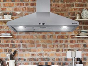 شفاط المطبخ 30 "GASLAND Chef PR30SP شفاط المطبخ المثبت على الحائط مع ضوء LED ، شفاط مجرى الهواء 450 CFM ، مروحة شفاط العادم 3 سرعات ، زر التحكم ، نمط المدخنة ، مرشح الألومنيوم ، الفولاذ المقاوم للصدأ