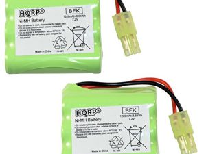 بطارية HQRP ذات عبوتين متوافقة مع Shark V2945Z V2945 XB2950 V2950 V2950A استبدال مكنسة الأرضيات والسجاد بالإضافة إلى كوستر HQRP