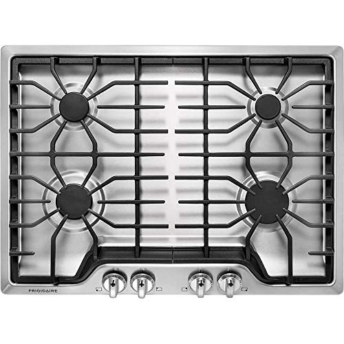 Frigidaire FFGC3026SS طباخ على شكل موقد غازي 30 بوصة مع 4 شعلات ، ADA متوافق من الفولاذ المقاوم للصدأ Frigidaire FFGC3026SS طباخ على شكل موقد غازي 30 بوصة مع 4 شعلات ، ADA متوافق من الفولاذ المقاوم للصدأ