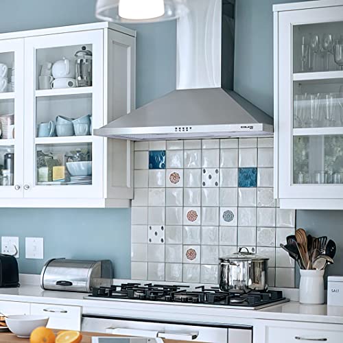 شفاط المطبخ المثبت على الحائط مقاس 30 بوصة ، شفاط موقد المطبخ ECO PR30SP من GASLAND مع مصابيح LED ، مروحة عادم 3 سرعات ، تحكم بضغطة زر ، مرشح ألومنيوم شفاط المطبخ المثبت على الحائط مقاس 30 بوصة ، شفاط موقد المطبخ ECO PR30SP من GASLAND مع مصابيح LED ، مروحة عادم 3 سرعات ، تحكم بضغطة زر ، مرشح ألومنيوم