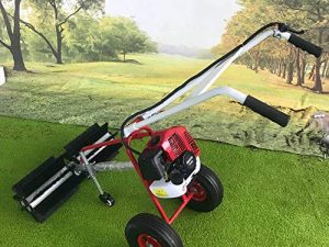 Titunjian 1.7HP Floor Sweeper Hand Push Sweeper Outdoor Sweeper Broom عرض كنس 60 سم ، لتنظيف ممرات أرصفة الحدائق